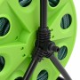 Carrete de manguera de pie con set racores PVC verde 0,75" 20 m de , Soporte de manguera de jardín - Ref: Foro24-3281520, Pre...