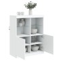 Aparador con luces LED blanco 81x37x100 cm de , Aparadores - Ref: Foro24-836672, Precio: 115,69 €, Descuento: %