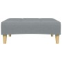 Sofá cama de 2 plazas con taburete tela gris claro de , Sofás - Ref: Foro24-3258106, Precio: 346,52 €, Descuento: %