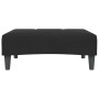 Sofá cama de 2 plazas con taburete terciopelo negro de , Sofás - Ref: Foro24-3258119, Precio: 333,71 €, Descuento: %