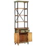 Aparador de madera maciza reciclada 55x30x180 cm de , Aparadores - Ref: Foro24-358884, Precio: 249,18 €, Descuento: %