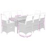 Set de comedor de jardín 9 pzas y cojines ratán sintético negro de , Conjuntos de jardín - Ref: Foro24-3276838, Precio: 1,00 ...