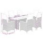 Set comedor jardín 7 pzas y cojines ratán sintético gris de , Conjuntos de jardín - Ref: Foro24-3276852, Precio: 813,27 €, De...