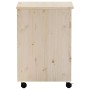 Cesta ropa sucia con ruedas RANA madera maciza pino 45x45x64 cm de , Cestas para ropa - Ref: Foro24-4002341, Precio: 78,87 €,...
