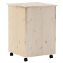 Cesta ropa sucia con ruedas RANA madera maciza pino 45x45x64 cm de , Cestas para ropa - Ref: Foro24-4002341, Precio: 78,87 €,...