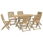 Juego de comedor para jardín 7 piezas madera maciza acacia de , Conjuntos de jardín - Ref: Foro24-3214240, Precio: 389,11 €, ...