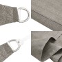 Toldo de vela triangular HDPE gris claro 160 g/m² 4x5x6,8 m de , Sombrillas - Ref: Foro24-4002013, Precio: 29,12 €, Descuento: %
