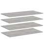 Estantes pared 4 uds madera ingeniería gris Sonoma 100x50x1,5cm de , Estanterías - Ref: Foro24-838307, Precio: 65,09 €, Descu...