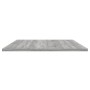 Estantes pared 4 uds madera ingeniería gris Sonoma 100x50x1,5cm de , Estanterías - Ref: Foro24-838307, Precio: 65,09 €, Descu...