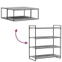 Estantes pared 4 uds madera ingeniería gris Sonoma 100x50x1,5cm de , Estanterías - Ref: Foro24-838307, Precio: 65,09 €, Descu...