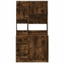 Mueble de cocina madera ingeniería roble ahumado 95x50x180 cm de , Armarios de cocina - Ref: Foro24-3276536, Precio: 250,30 €...