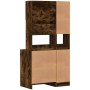 Mueble de cocina madera ingeniería roble ahumado 95x50x180 cm de , Armarios de cocina - Ref: Foro24-3276536, Precio: 250,30 €...