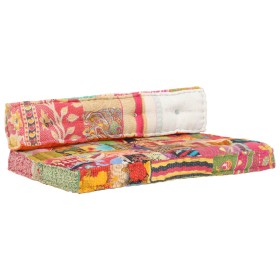 Cojín para sofá de palés tela multicolor patchwork de , Cojines para sillas y sofás - Ref: Foro24-287717, Precio: 147,06 €, D...