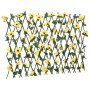 Enrejado expansible hiedra artificial amarillo 5 uds 180x60 cm de , Paneles de vallas - Ref: Foro24-366599, Precio: 81,02 €, ...