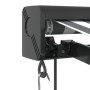 Toldo retráctil aluminio y tela gris antracita y blanco 4,5x3 m de , Toldos - Ref: Foro24-3216141, Precio: 665,71 €, Descuent...