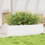 Jardinera de madera maciza de pino blanco 110x40x23 cm de , Maceteros y jardineras - Ref: Foro24-847229, Precio: 90,06 €, Des...