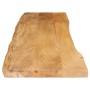 Tablero de mesa borde natural madera maciza mango 180x40x2,5 cm de , Tableros para mesas - Ref: Foro24-370713, Precio: 245,23...