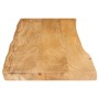 Tablero de mesa borde natural madera maciza mango 140x40x2,5 cm de , Tableros para mesas - Ref: Foro24-370711, Precio: 69,45 ...