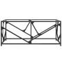 Mesa de centro de acero y tapa vidrio transparente 98,5x50x41cm de , Mesas de centro - Ref: Foro24-845996, Precio: 55,99 €, D...