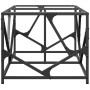 Mesa de centro de acero y tapa vidrio transparente 98,5x50x41cm de , Mesas de centro - Ref: Foro24-845996, Precio: 55,99 €, D...