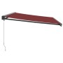 Toldo retráctil manual burdeos 500x300 cm de , Toldos - Ref: Foro24-3215322, Precio: 650,44 €, Descuento: %