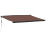 Toldo retráctil automático marrón 450x300 cm de , Toldos - Ref: Foro24-3215736, Precio: 681,35 €, Descuento: %