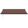 Toldo retráctil automático marrón 450x300 cm de , Toldos - Ref: Foro24-3215736, Precio: 681,35 €, Descuento: %