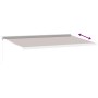 Toldo retráctil manual marrón 500x300 cm de , Toldos - Ref: Foro24-3215722, Precio: 649,88 €, Descuento: %