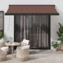 Toldo retráctil automático marrón 350x250 cm de , Toldos - Ref: Foro24-3215734, Precio: 548,84 €, Descuento: %