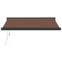 Toldo retráctil automático marrón 350x250 cm de , Toldos - Ref: Foro24-3215734, Precio: 548,84 €, Descuento: %