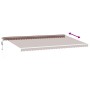 Toldo retráctil automático marrón 600x300 cm de , Toldos - Ref: Foro24-3310220, Precio: 484,93 €, Descuento: %