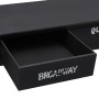 Mesa de centro de madera negro 100x50x45 cm de , Mesas de centro - Ref: Foro24-284141, Precio: 154,43 €, Descuento: %