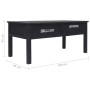 Mesa de centro de madera negro 100x50x45 cm de , Mesas de centro - Ref: Foro24-284141, Precio: 154,43 €, Descuento: %