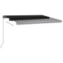 Toldo automático LED sensor de viento gris antracita 450x350 cm de , Toldos - Ref: Foro24-3069854, Precio: 760,59 €, Descuent...