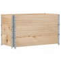 Collares de palets 3 unidades madera maciza de pino 100x50 cm de , Plataformas de carga y palés - Ref: Foro24-3295370, Precio...