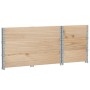 Collares de palets 3 unidades madera maciza de pino 100x50 cm de , Plataformas de carga y palés - Ref: Foro24-3295370, Precio...