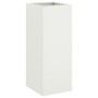 Jardinera acero blanco 32x29x75 cm de , Maceteros y jardineras - Ref: Foro24-841572, Precio: 62,98 €, Descuento: %