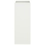 Jardinera acero blanco 32x29x75 cm de , Maceteros y jardineras - Ref: Foro24-841572, Precio: 62,98 €, Descuento: %