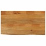 Tablero de mesa borde natural madera maciza mango 120x60x3,8 cm de , Tableros para mesas - Ref: Foro24-370600, Precio: 144,39...