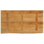 Tablero de mesa borde natural madera maciza mango 120x60x3,8 cm de , Tableros para mesas - Ref: Foro24-370600, Precio: 144,39...