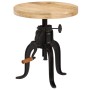 Mesa auxiliar 45x(45-62) cm madera de mango y hierro fundido en Mesas auxiliares | Comprar online en Foru.es