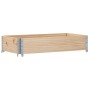 Jardinera de madera maciza de pino 100x50 cm de , Maceteros y jardineras - Ref: Foro24-3295387, Precio: 43,41 €, Descuento: %