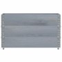 Jardinera de madera maciza de pino gris 100x50 cm de , Maceteros y jardineras - Ref: Foro24-3295429, Precio: 108,78 €, Descue...