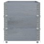 Jardinera de madera maciza de pino gris 100x50 cm de , Maceteros y jardineras - Ref: Foro24-3295429, Precio: 108,78 €, Descue...