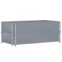 Jardinera de madera maciza de pino gris 100x50 cm de , Maceteros y jardineras - Ref: Foro24-3295393, Precio: 72,56 €, Descuen...
