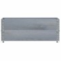 Jardinera de madera maciza de pino gris 100x50 cm de , Maceteros y jardineras - Ref: Foro24-3295393, Precio: 72,56 €, Descuen...