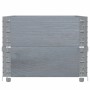 Jardinera de madera maciza de pino gris 100x50 cm de , Maceteros y jardineras - Ref: Foro24-3295393, Precio: 72,56 €, Descuen...