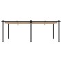 Cenador de jardín con techo retráctil taupe 3x6 m de , Carpas y cenadores - Ref: Foro24-3217063, Precio: 695,19 €, Descuento: %