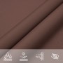 Toldo de vela triangular tela Oxford marrón 6x6x6 m de , Sombrillas - Ref: Foro24-135845, Precio: 53,57 €, Descuento: %