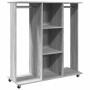 Armario con ruedas madera ingeniería gris Sonoma 102x38x110 cm de , Almacenamiento de ropa y armarios - Ref: Foro24-848036, P...